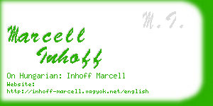 marcell inhoff business card